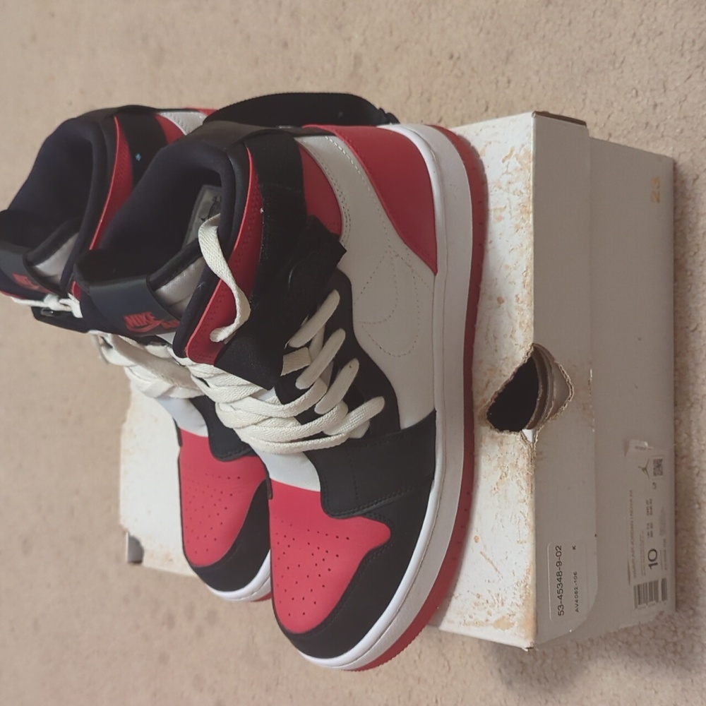 Nike Air Jordan Nova XX in Black, Red, and White